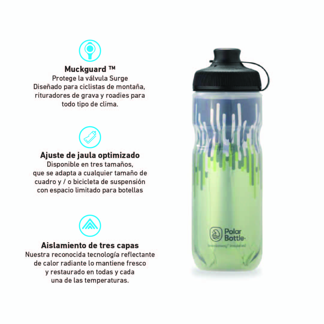 BOTELLA POLAR BOTTLE 590ML BREAKAWAY® MUCK INSULATED MOSS/DESERT - 2