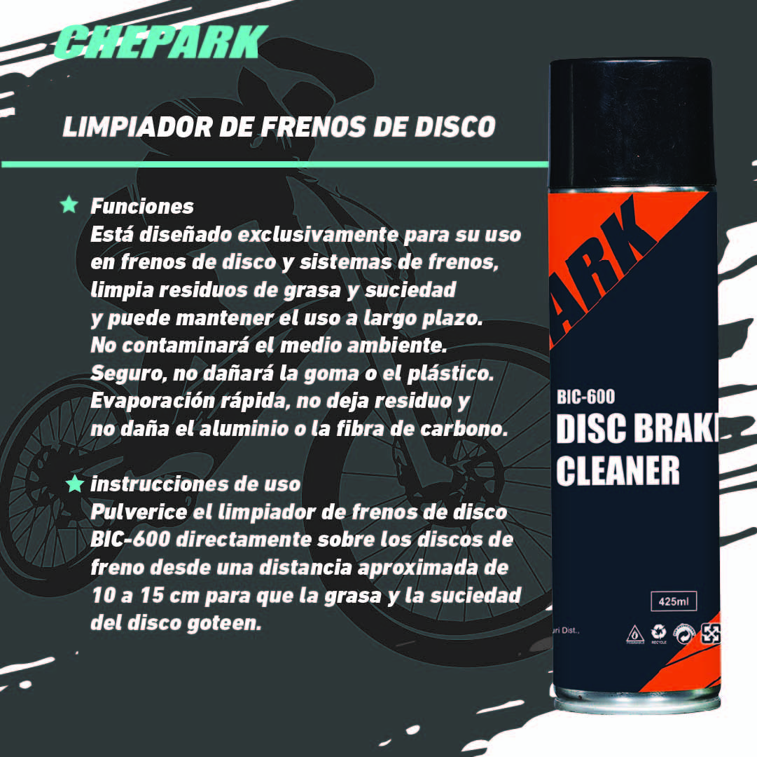 LIMPIADOR DE FRENOS CHEPARK BIC-600 DE DISCO - 4