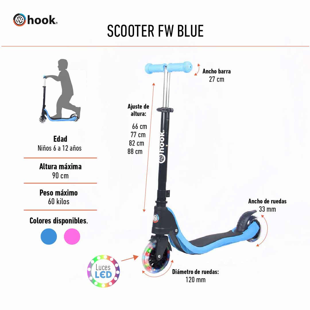 SCOOTER HOOK FW BLUE - 5