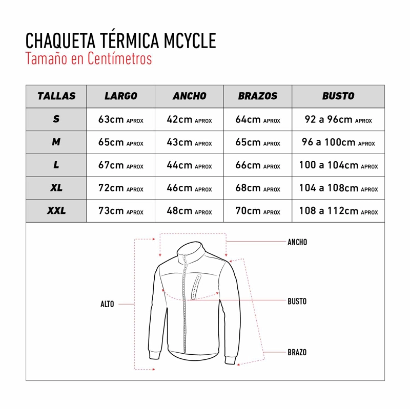 CHAQUETA TERMICA PARA CICLISMO BLACK - 4