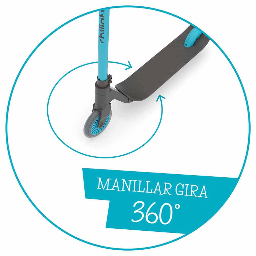 SCOOTER CHILLAFISH ACROBÁTICO CLÁSICO STUNTI AZUL - 6