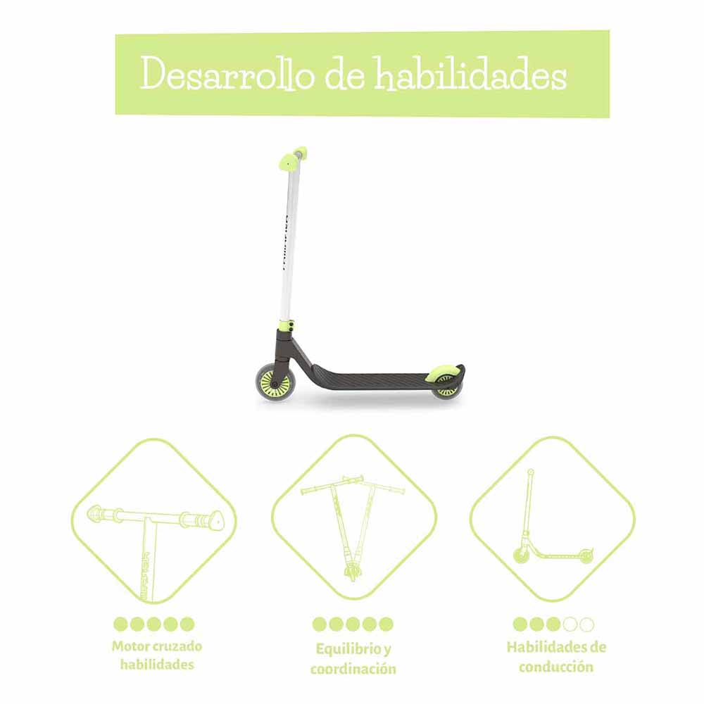 SCOOTER CHILLAFISH ACROBÁTICO CLÁSICO STUNTI VERDE LIMON - 3