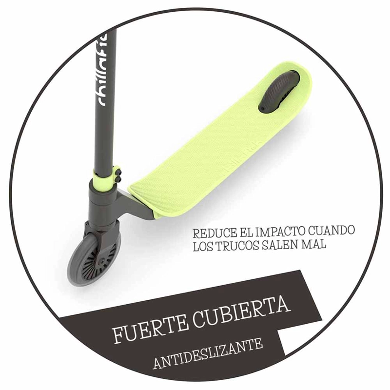 SCOOTER CHILLAFISH ACROBÁTICO CLÁSICO STUNTI VERDE LIMON - 5