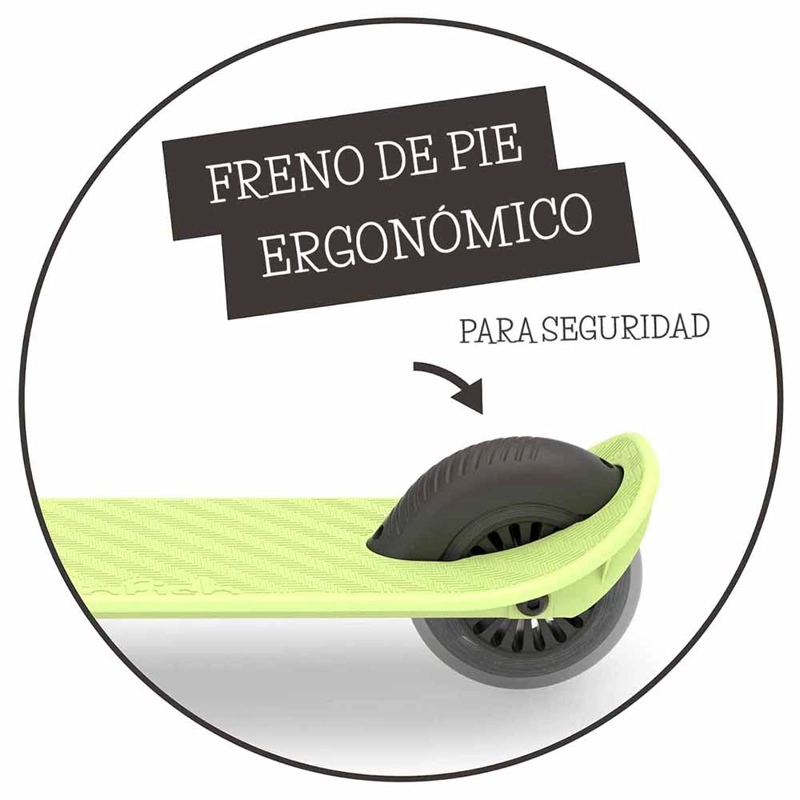 SCOOTER CHILLAFISH ACROBÁTICO CLÁSICO STUNTI VERDE LIMON - 7
