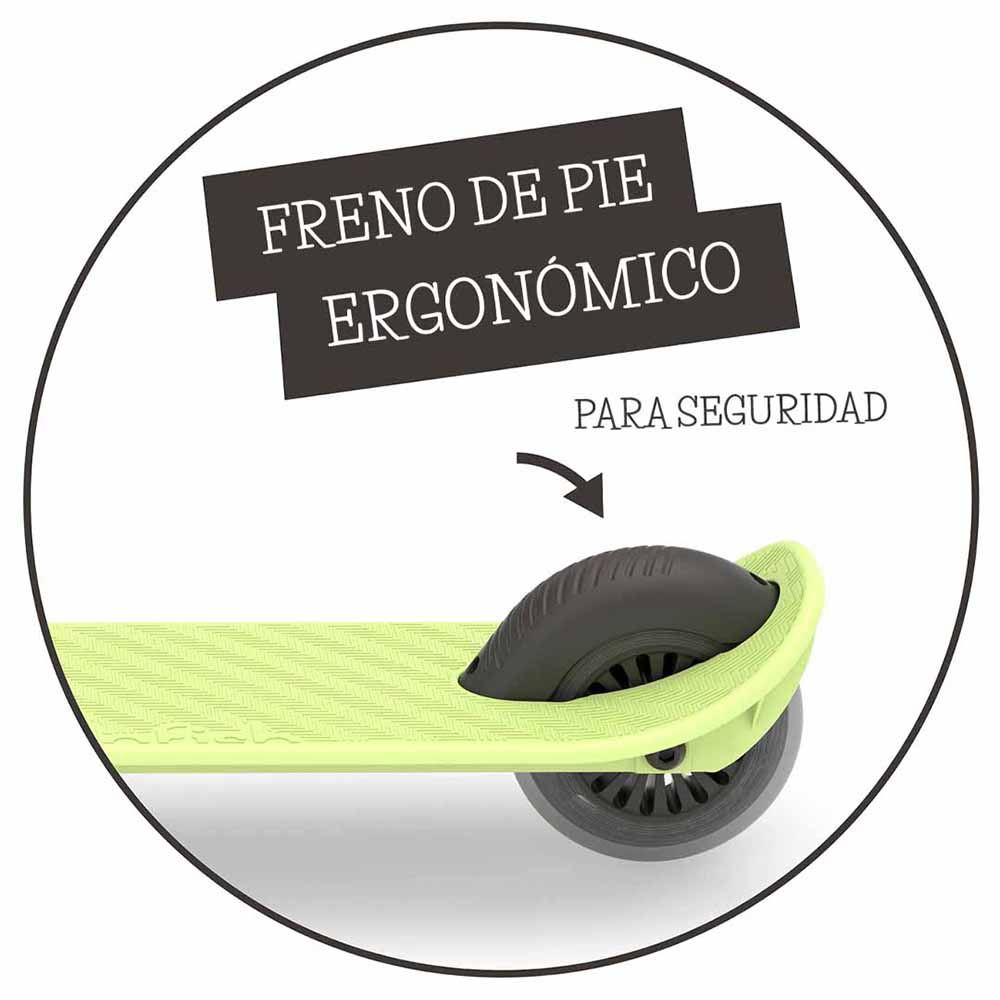 SCOOTER CHILLAFISH ACROBÁTICO CLÁSICO STUNTI VERDE LIMON - 7
