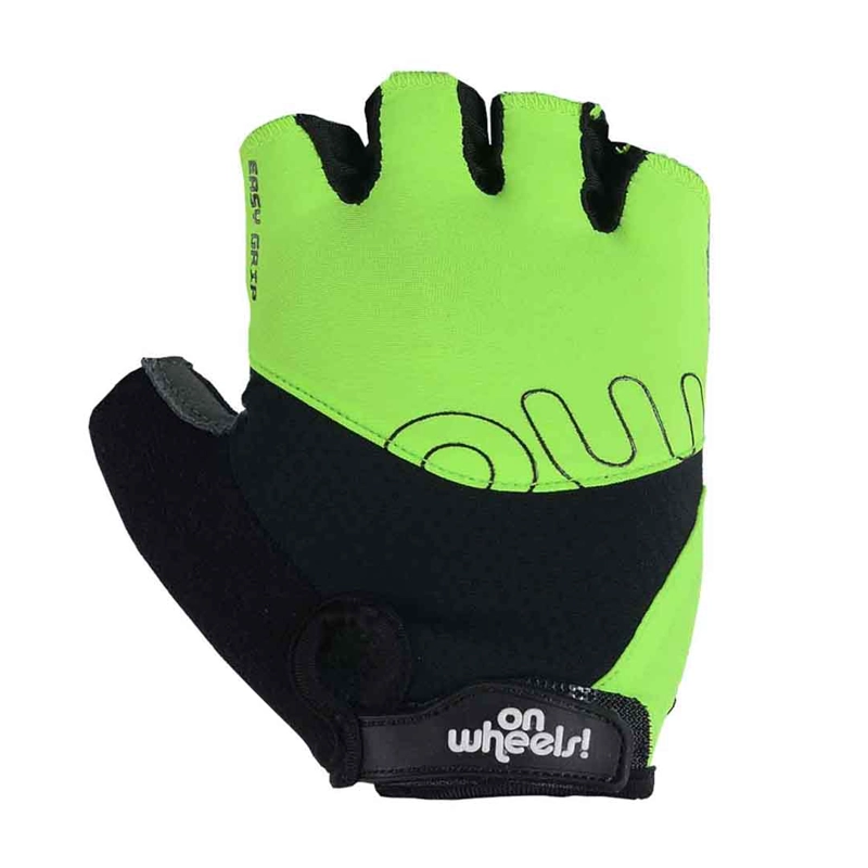 GUANTE CORTO PARA CICLISMO ONWHEELS VERDE/NEGRO - 2