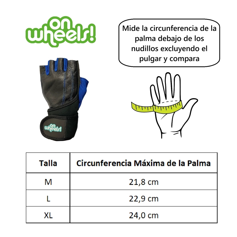 GUANTES MULTISPORT BLACK/BLUE - 2