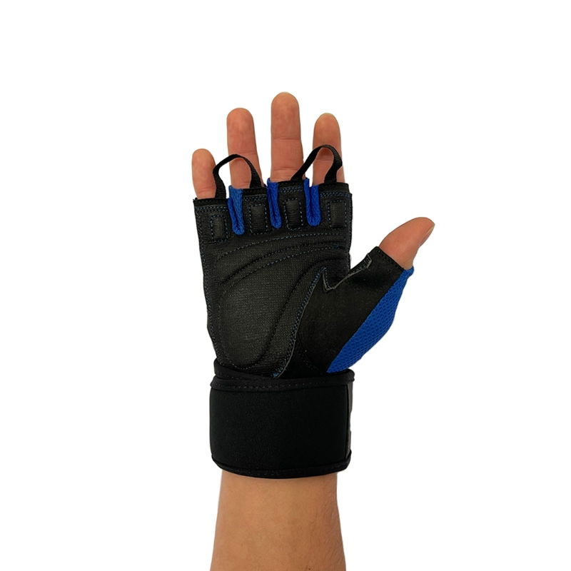 GUANTES MULTISPORT BLACK/BLUE - 4