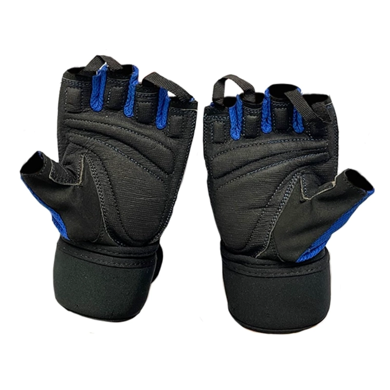 GUANTES MULTISPORT BLACK/BLUE - 7