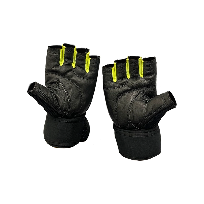 GUANTES DE ENTRENAMIENTO PARA PESAS BLACK AMARILLO ONWHEELS - 6