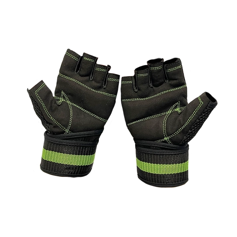GUANTES DE ENTRENAMIENTO PARA PESAS BLACK/GREEN ONWHEELS - 6