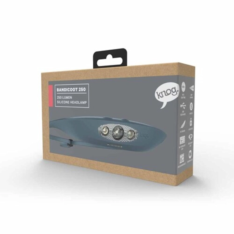 LINTERNA KNOG FRONTAL BANDICOOT 250 BLUE - 6