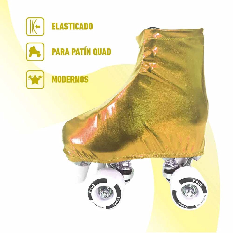 CUBRE PATINES HOOK DORADO - 3