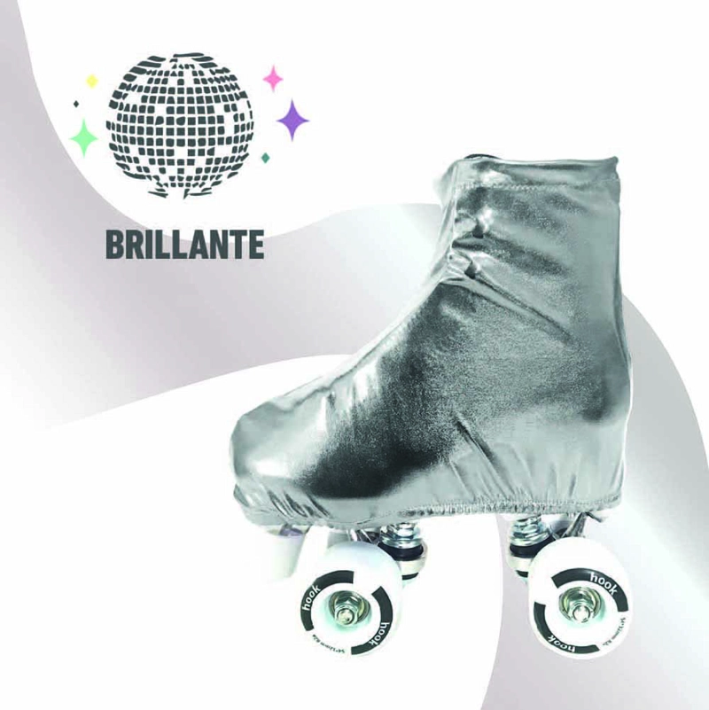 CUBRE PATINES HOOK PLATEADO - 3