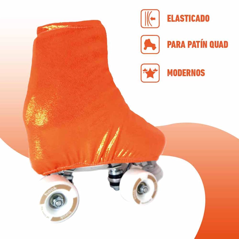CUBRE PATINES HOOK NARANJA BRILLANTE - 3