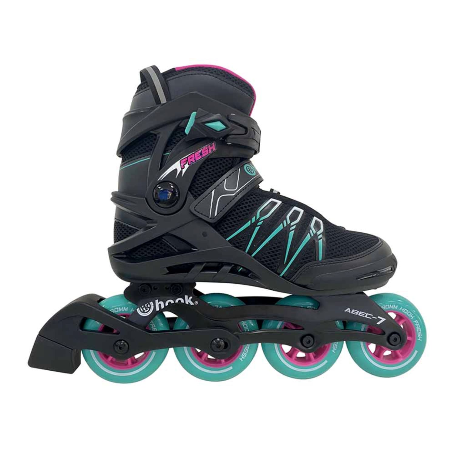 PATINES HOOK FRESH ROSADO AZUL - 5