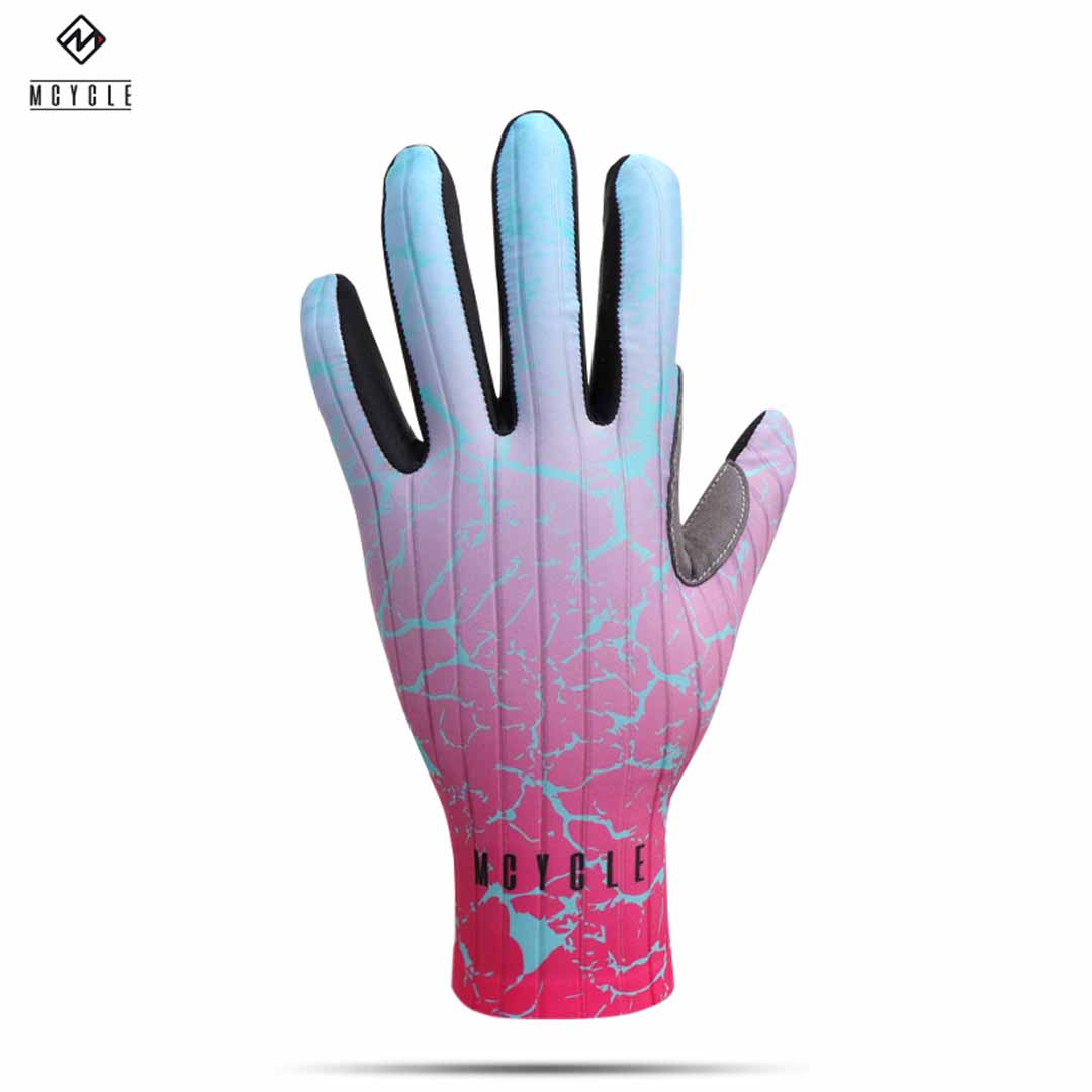 GUANTE MCYCLE LARGO MS003 ROSADO TALLA L - 1
