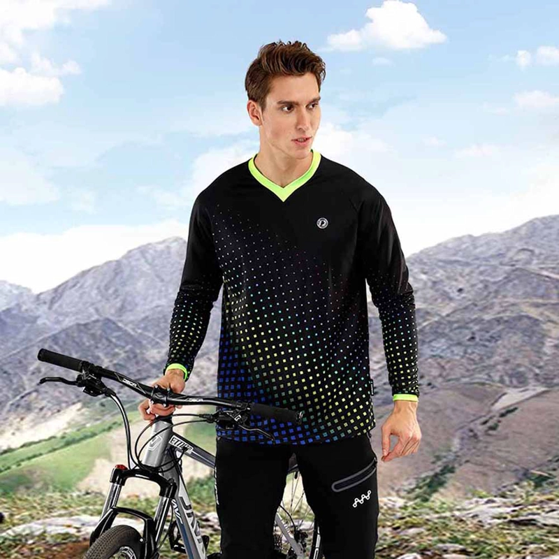 JERSEY PARA CICLISMO MTB NEGRO - 7