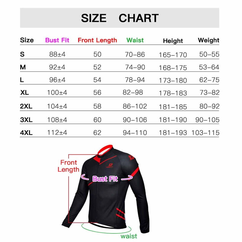 JERSEY THERMAL PARA CICLISMO DVJ042 - 4