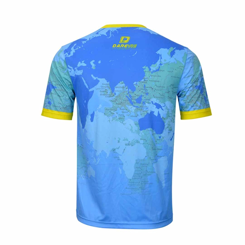 POLERA MANGA CORTA DVJ102 AZUL L - 3
