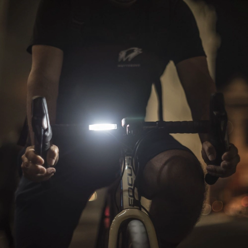 LUZ PARA BICICLETA KNOG 12141 ALUMINIO DELANTERA PLUS TRANSPARENTE - 5