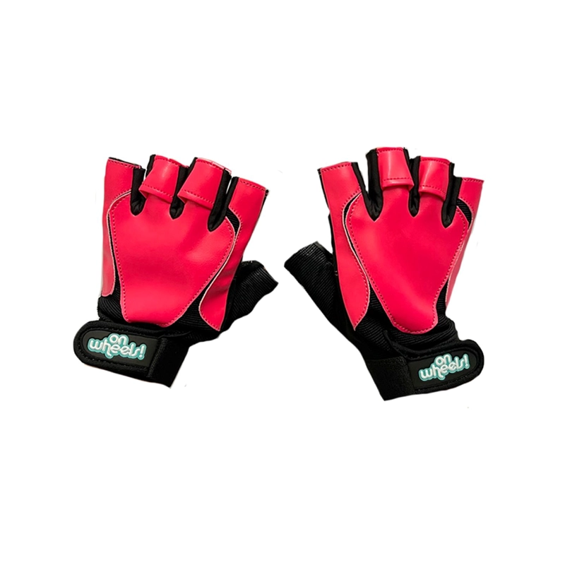 GUANTE ON WHEELS MULTISPORT BLACK PINK S - 5