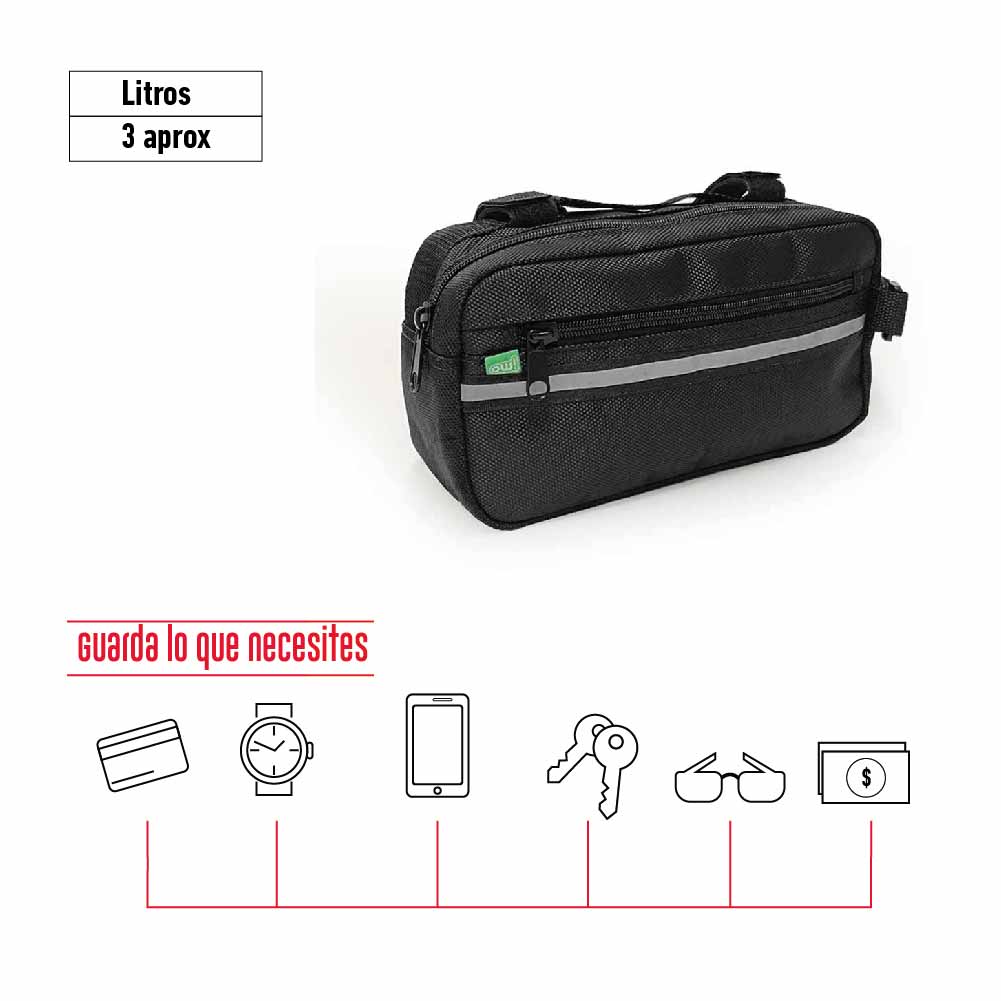 BANANO ON WHEELS 3 POSICIONES NYLON PARA CICLIMOS DE 3 LITROS - 5