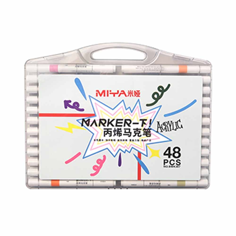 SET DE MARCADORES HIMI MIYA ACRILICOS 48 COLORES - 1