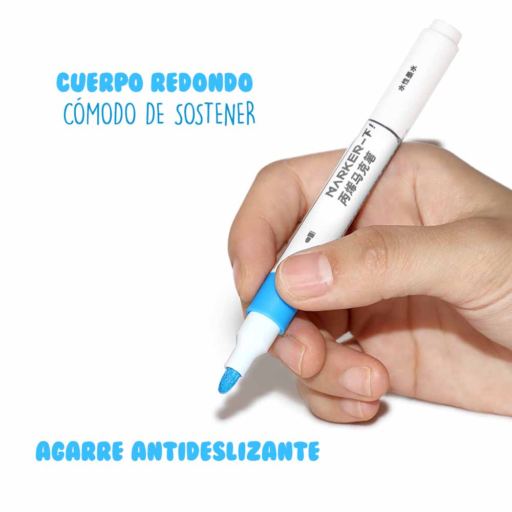 SET DE MARCADORES HIMI MIYA ACRILICOS 48 COLORES - 4