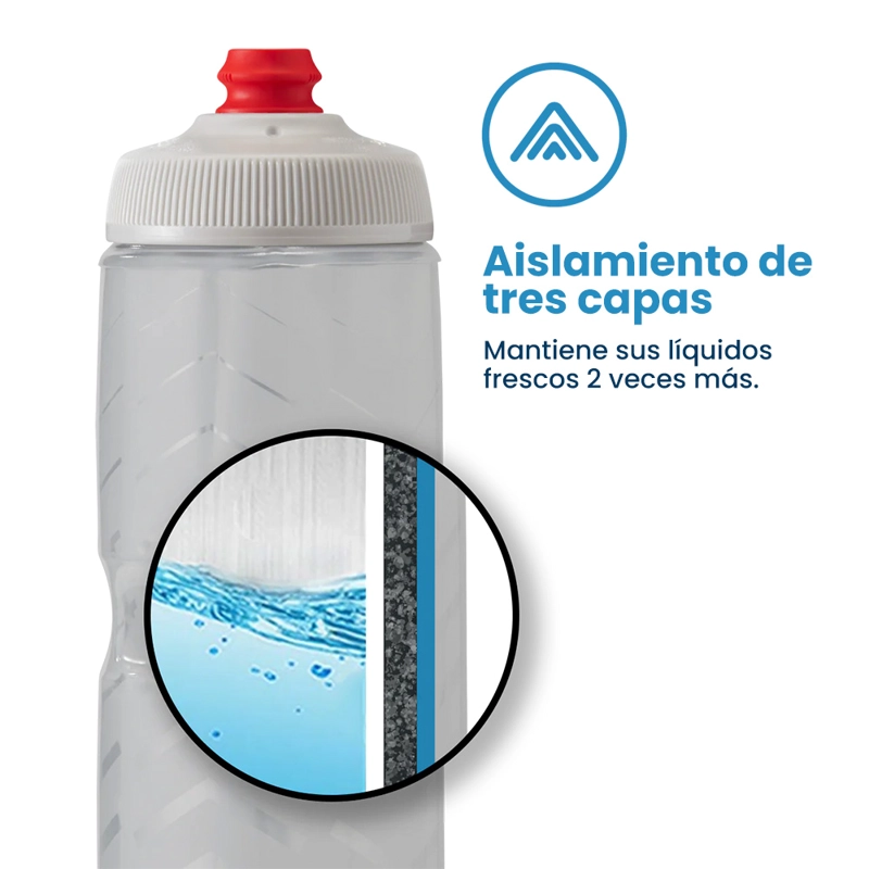 BOTELLA DE AGUA POLAR BOTTLE 12OZ KIDS CAMPFIRE TANGERINE - 3