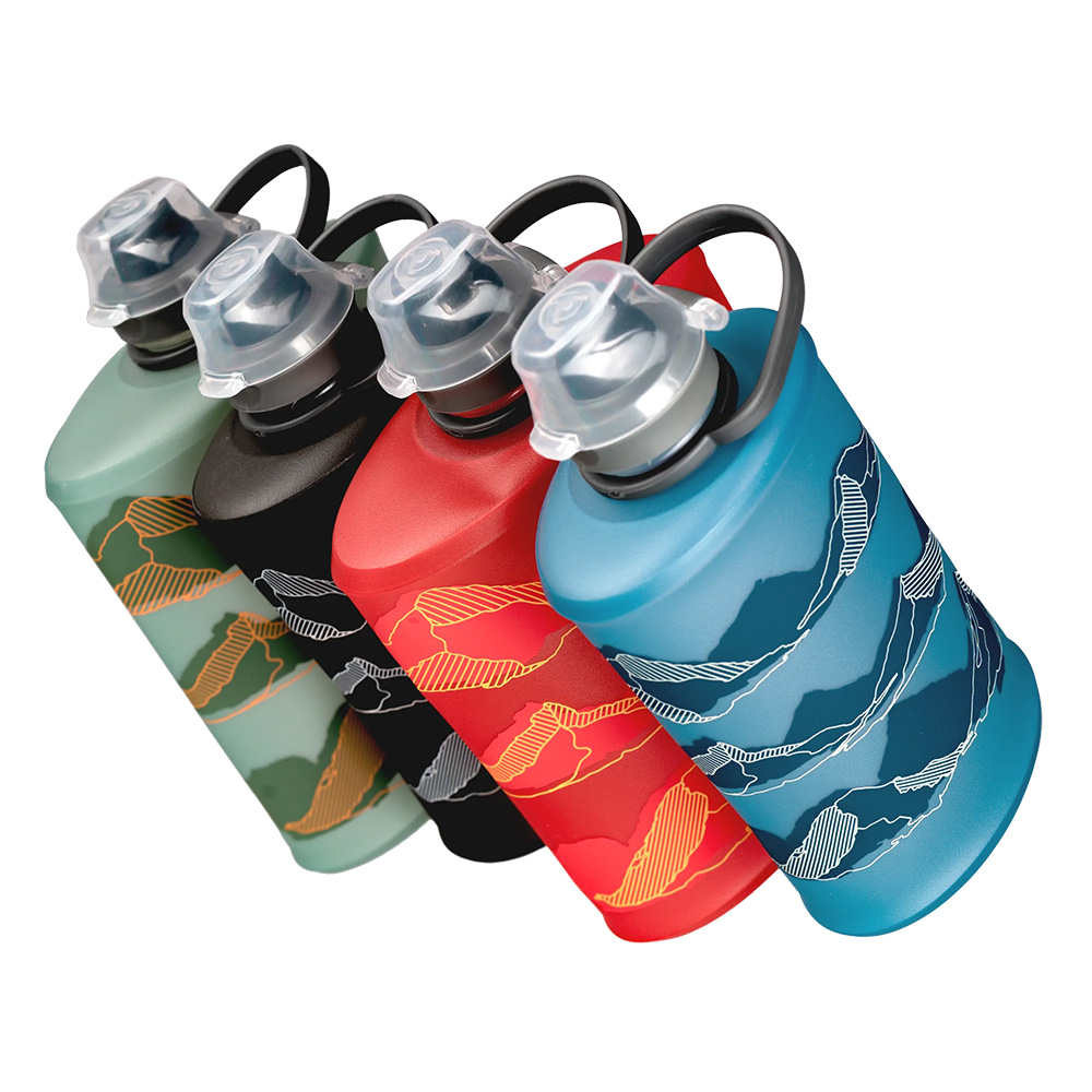 BOLSA DE HIDRATACIÓN HYDRAPAK 500ML BOTELLA HIDRATACION STOW MOUNTAIN EDITION MAMMOTH GREY - 3