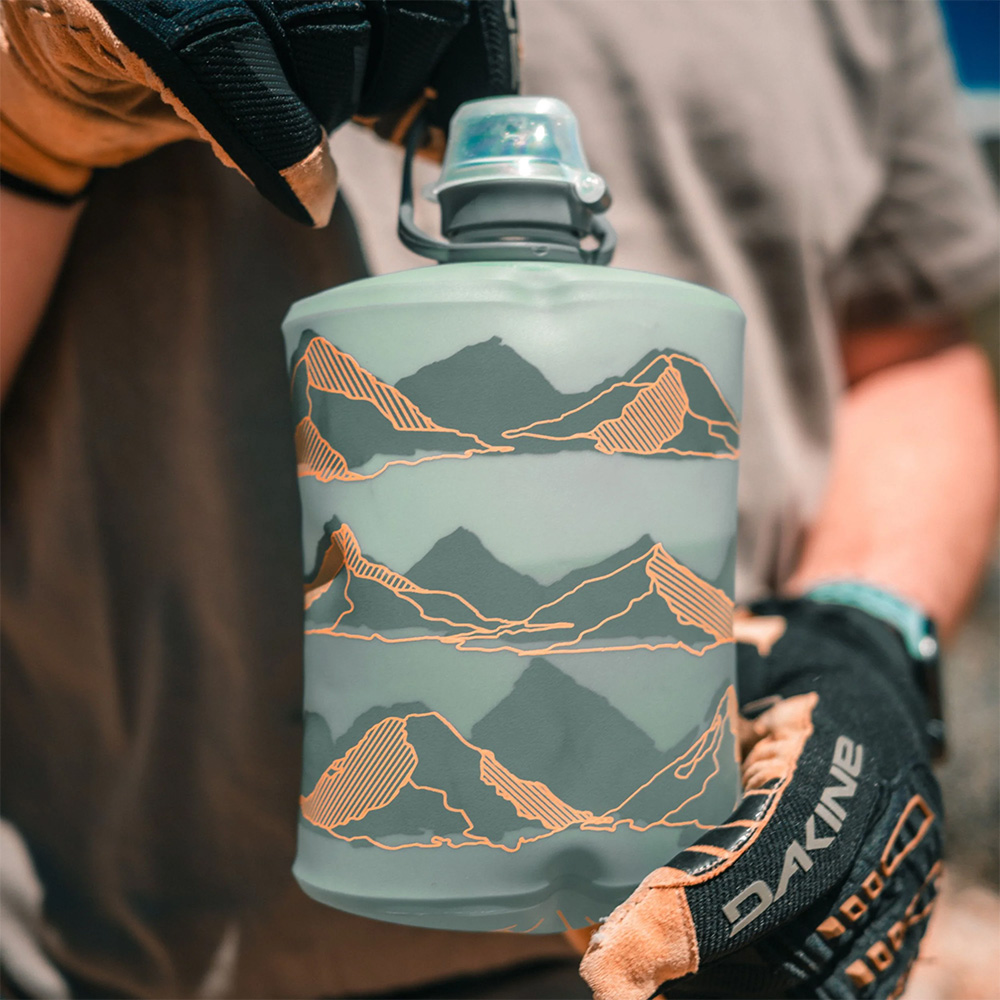 BOLSA DE HIDRATACIÓN HYDRAPAK 500ML BOTELLA HIDRATACION STOW MOUNTAIN EDITION MAMMOTH GREY - 5