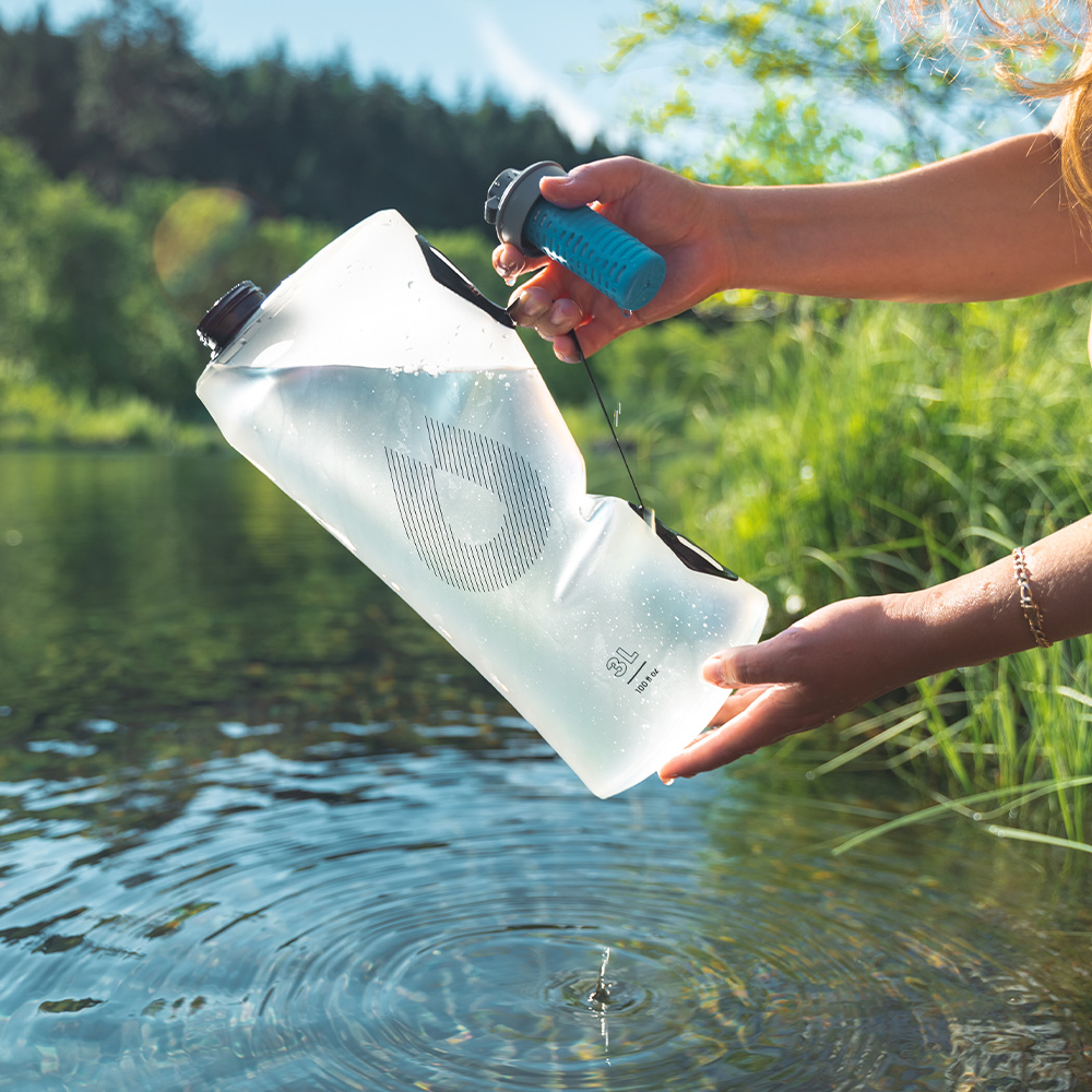 BOTELLA DE HIDRATACION HYDRAPAK 3L SEEKER FILTER KIT CLEAR - 8