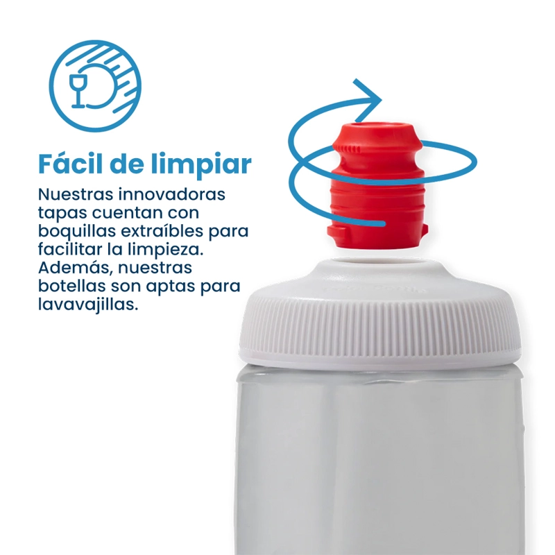 BOTELLA DE AGUA POLAR BOTTLE 20OZ SURGE TARTAN BONFIRE RED/ORANGE - 2