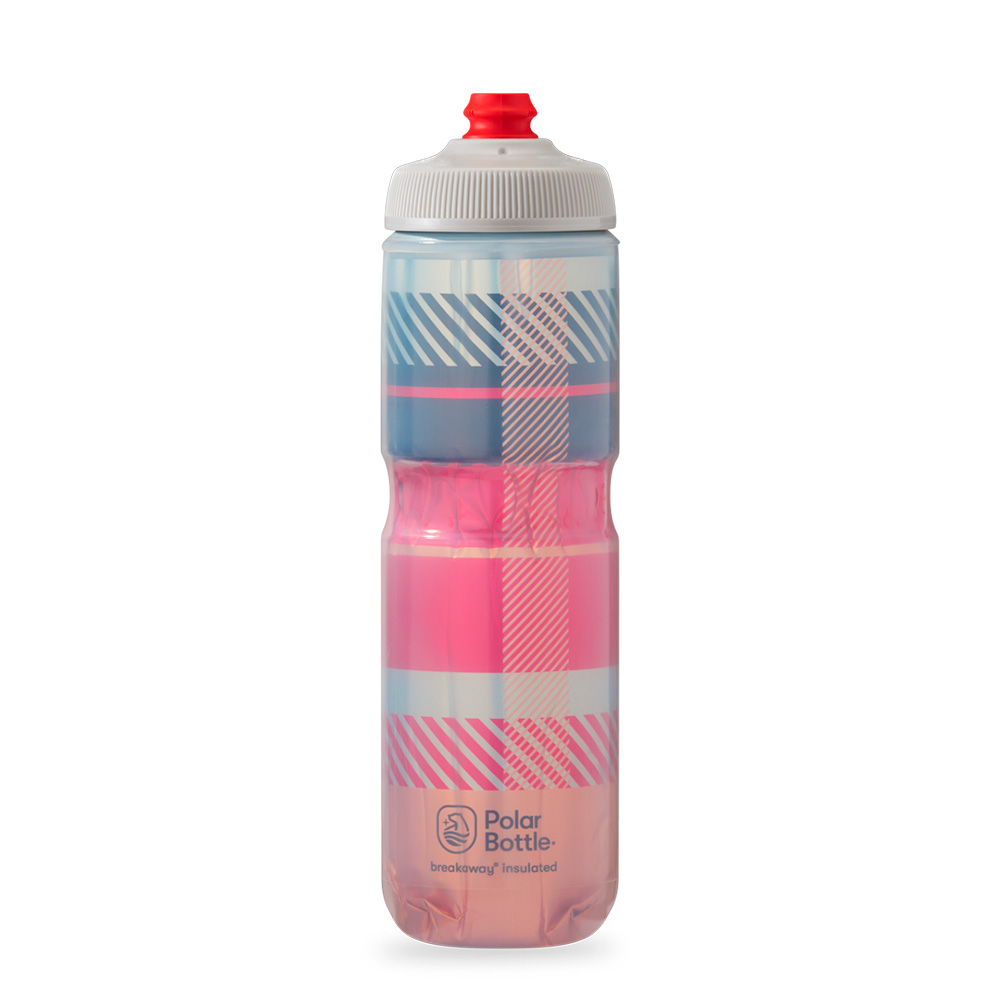HydraPak Gourde isotherme Polar Surge pour vélo en pack de 2 - Bouteille à pression à haut débit pour le cyclisme et le sport (Bleu, 600 ml / 20 oz