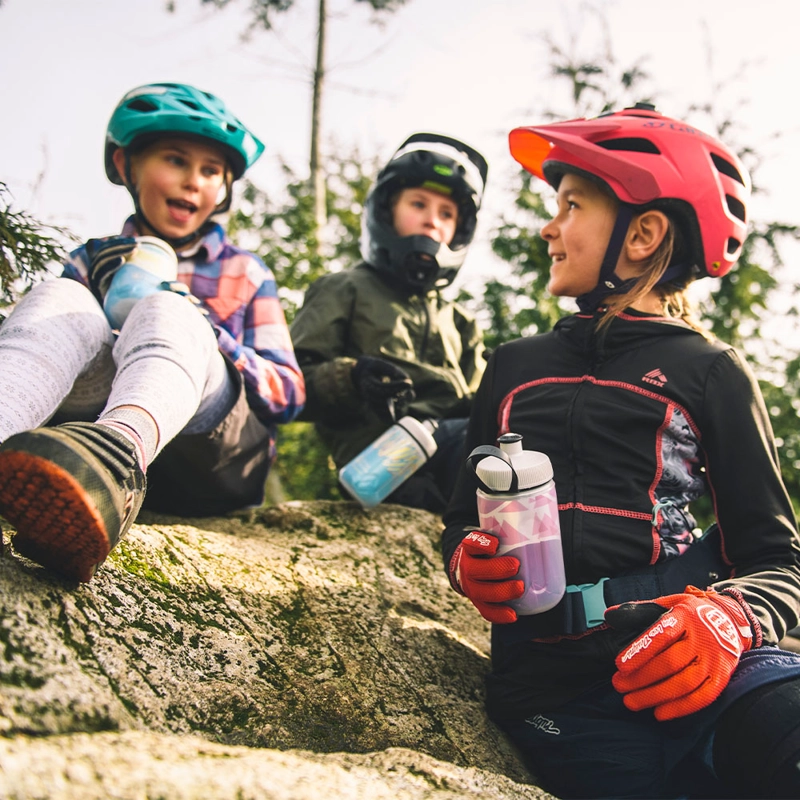 BOTELLA DE AGUA POLAR BOTTLE 12OZ KIDS CAMPFIRE TEAL - 5