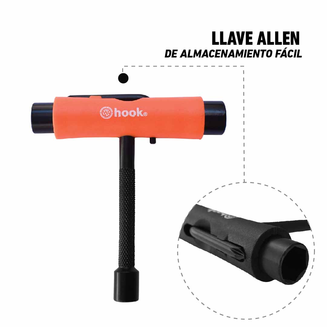HERRAMIENTA PARA PATINES PRO HOOK /PENNY ORANGE - 5