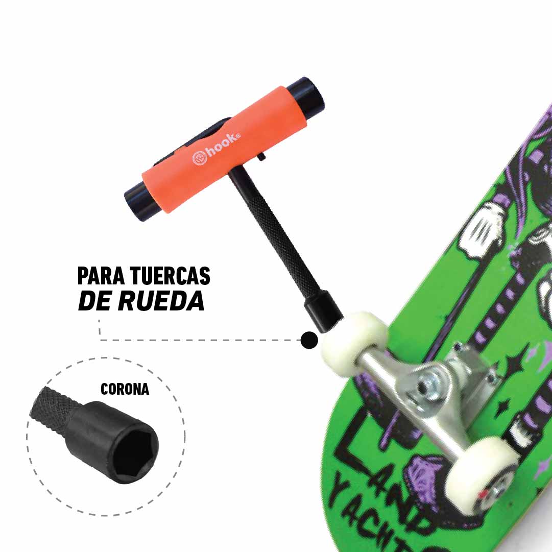HERRAMIENTA PARA PATINES PRO HOOK /PENNY ORANGE - 6