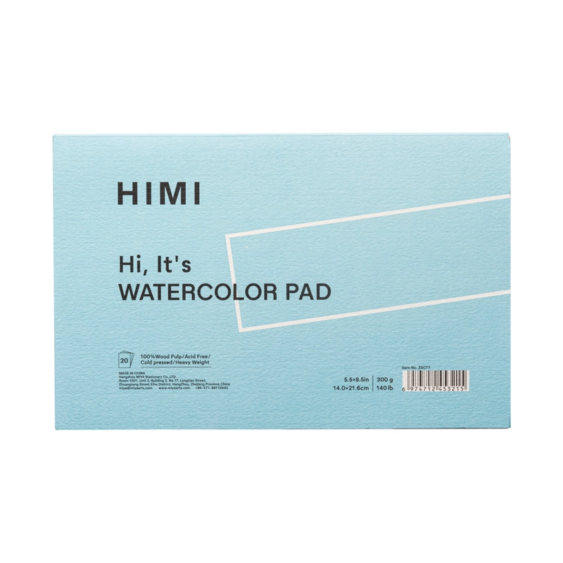 BLOCK HIMI PARA BOCETOS 14.0*21.6CM 300G AZUL - 1