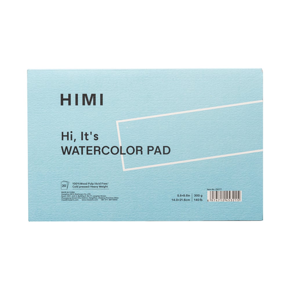 BLOCK HIMI PARA BOCETOS 14.0*21.6CM 300G AZUL - 1