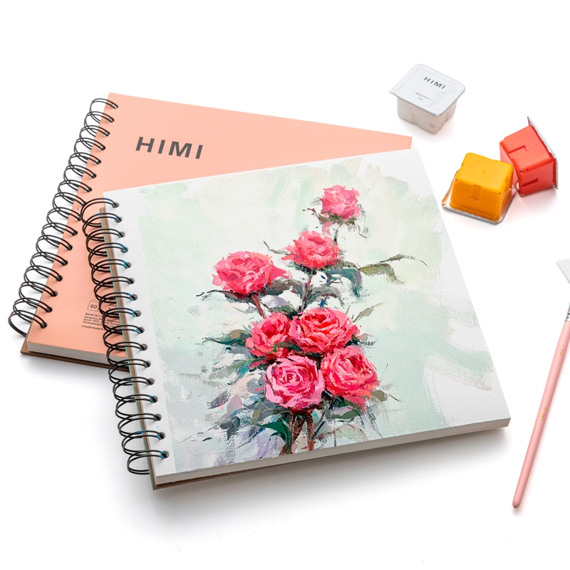 HIMI BLOCK PARA GOUACHE 21.6 X 21.6 CM 50HOJAS 160G - 5