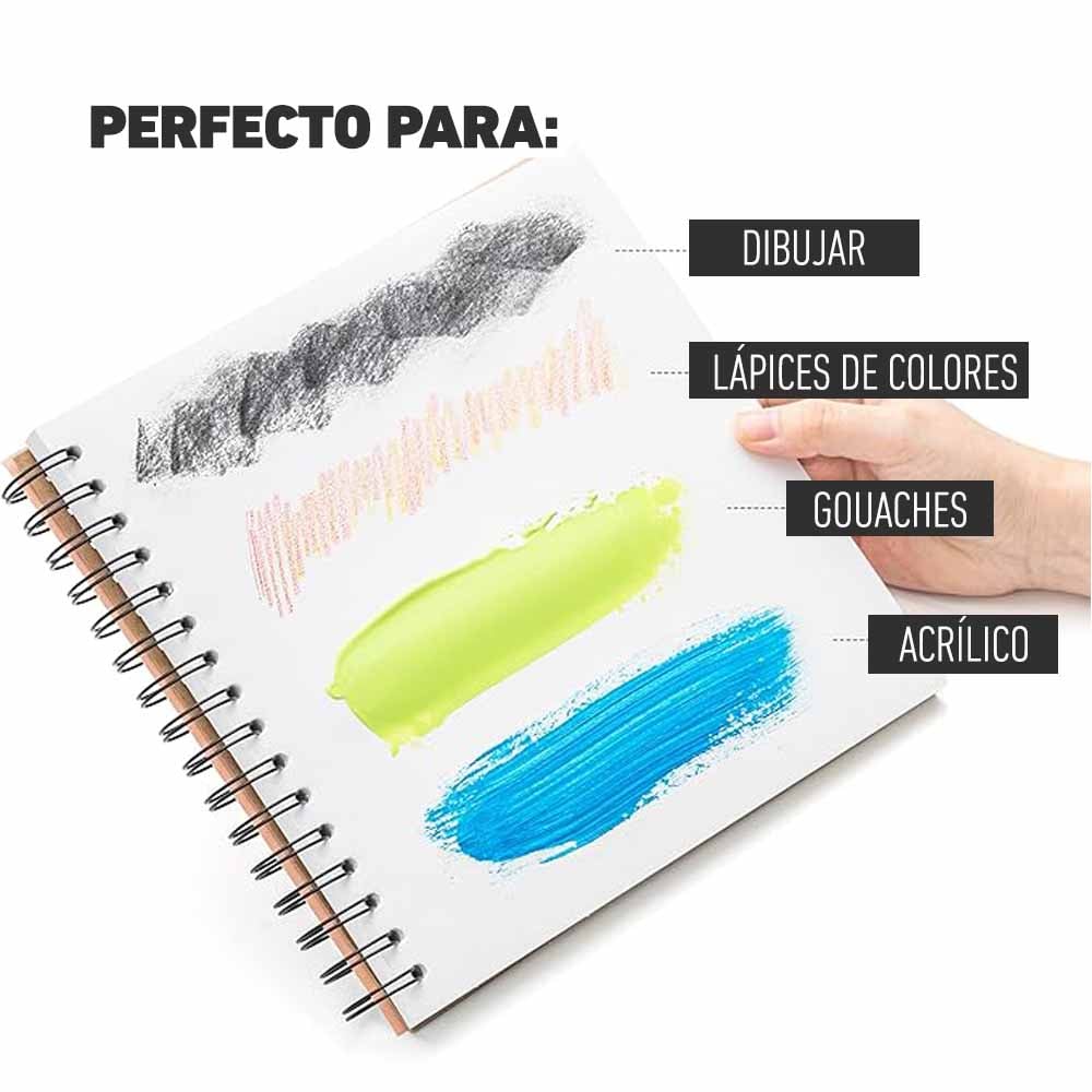 BLOCK HIMI 21.6*21.6CM PARA GOUACHE 160G VERDE - 5