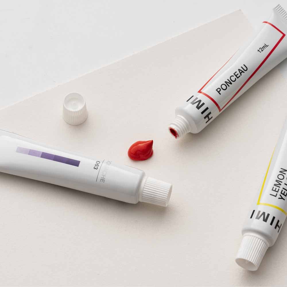 SET HIMI DE TUBO DE 24 PINTURA GOUACHE 12ML - 2