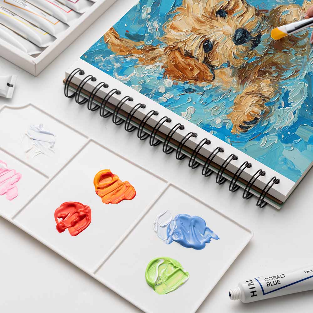 SET HIMI DE TUBO DE 24 PINTURA GOUACHE 12ML - 7