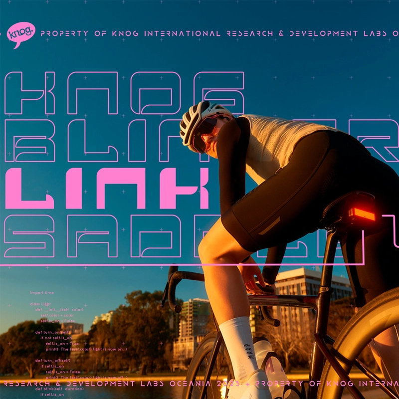 LUZ TRASERA KNOG PARA BICICLETA CON MONTAJE PARA SILLIN - 5