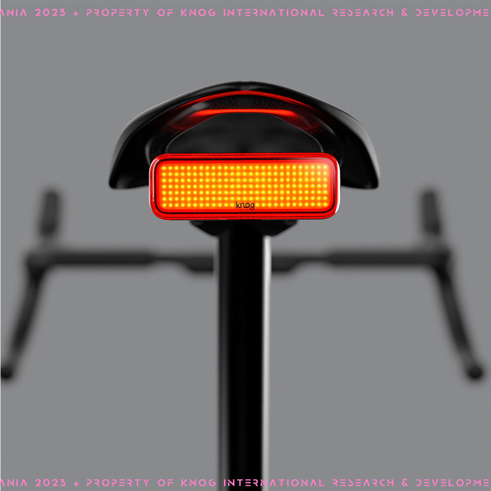 LUZ TRASERA KNOG PARA BICICLETA CON MONTAJE PARA SILLIN - 6