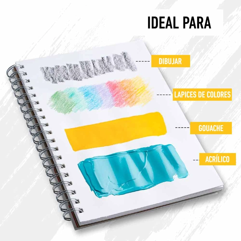 BLOCK HIMI GOUACHEDE 50 PAGINAS, 160 GRS BEIGE - 4