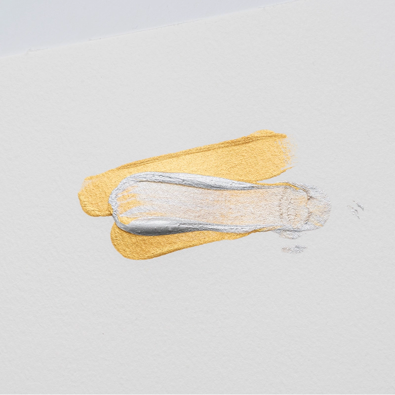 SET HIMI DE GOUACHE METALIZADA 12 COLORES 12ML - 9