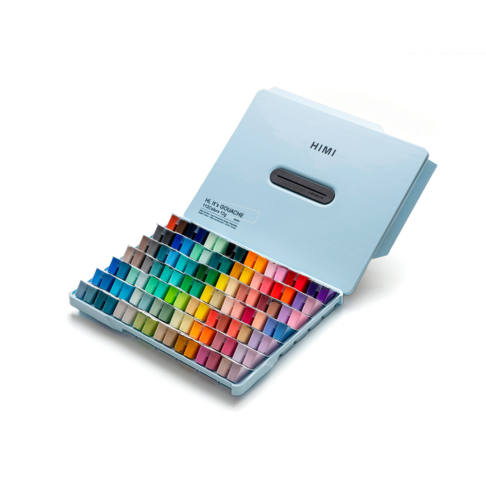 SET HIMI DE PINTURA GOUACHE 112COLORES 12G - 6