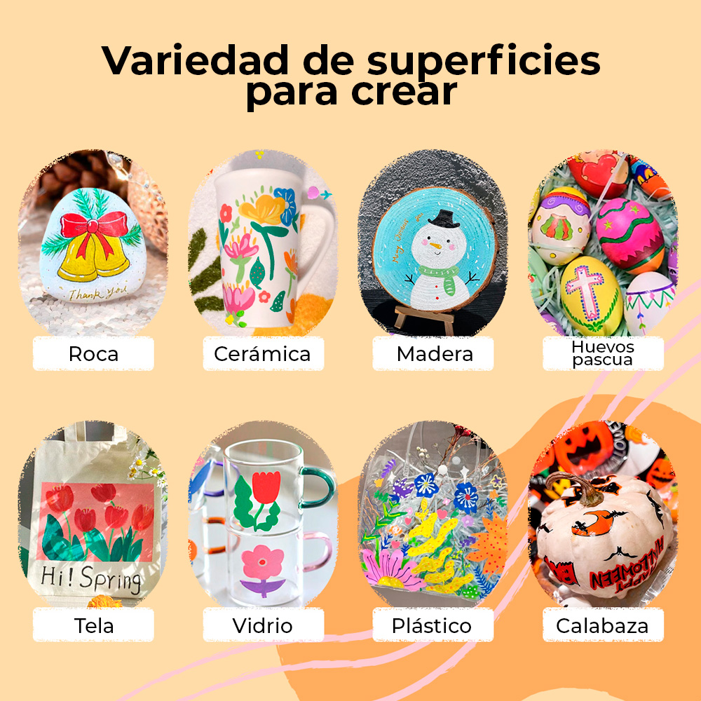 ARRTX MARCADORES ACRILICO 36 COLORES - 4